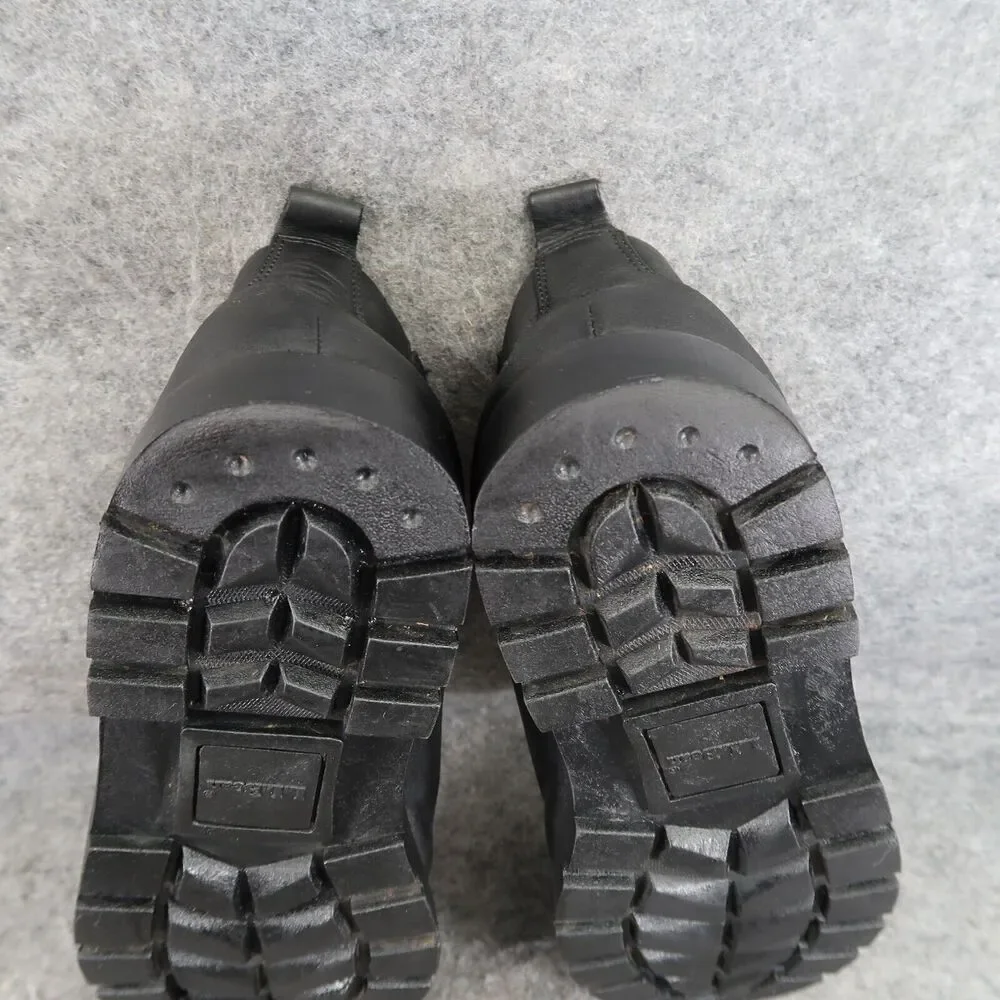 LL Bean Shoes Kids 6 Boots Chelsea Leather Insulated Classic Pull On Lug Sole